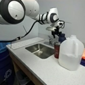 Task video frame 3 of the robot moving the sink faucet